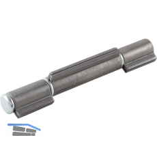 Anschwei�band 3-teilig I-Lappen 402, Bandh. 140 mm, � 16 mm, Stahl blank