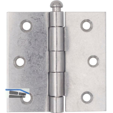 Scharnierband, 76 x 76 mm, Rollen � 11 mm, Edelstahl