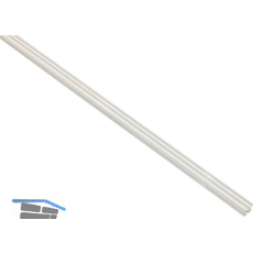 IAM DESIGN Befestigungsprofil f�r LED Beleuchtung, 2000 mm, Kunststoff wei�
