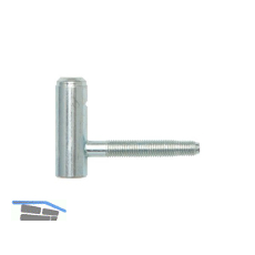 T�rnussbandoberteil, � 16 mm Bandh�he: 50 mm, Bolzen 56 mm, Stahl verzinkt