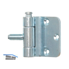 Stahlzargenband 3-teilig, Band 18 x 62 mm, Stahl verzinkt