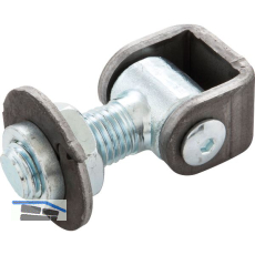 Anschwei�band verstellbar, Typ B, M20, Stahl blank/verzinkt