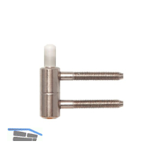 Bandunterteil, Band � 16 mm, vernickelt