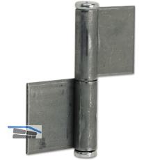 Konstruktionsband 2-teilig 150 x 50 x 4 mm, Stahl blank