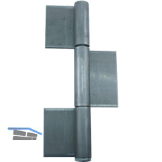 Konstruktionsband 3-teilig 270 x 50 x 5 mm, Stahl blank