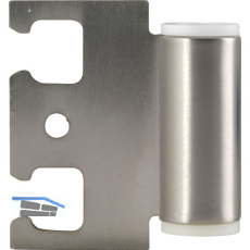 SIMONSWERK T�rband-Rahmenteil V 7800 WF 38,5 mm, Edelstahl