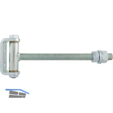 Zauntorband L�nge 235 mm, Gewinde M16, Stahl verzinkt