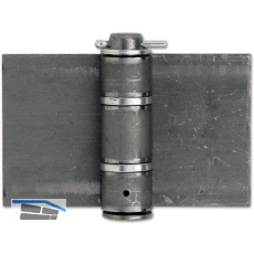 Anschwei�band schwer, 160 x 100 x 5 mm, Stahl blank