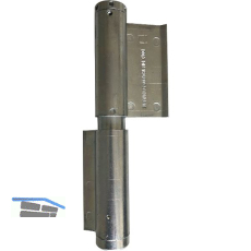 SCHWARTE Federband zum Anschwei�en, links, 29 x 180 mm, Stahl blank