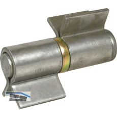 Anschwei�band 2-teilig V-Lappen 404A , Bandh. 90 mm, � 28 mm, Stahl blank