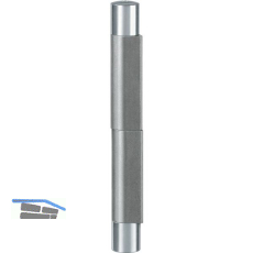 Bandrolle 3D, Bandh�he 180 mm, Stahl blank, Abdeckkappen verzinkt