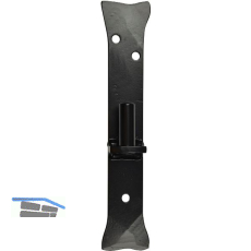 Plattenkegel, Kegeldorn � 18 mm, Schwalbenschwanz, Stahl schwarz geschmiedet