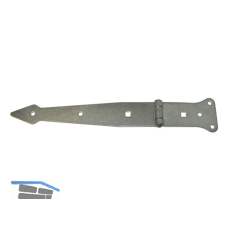 Werfgeh�nge 300 mm, H�he 35 mm, St�rke 2,5 mm, Stahl verzinkt