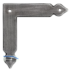 Fensterwinkel Krems, Eisen schwarz verzinkt, alt geb�rstet*