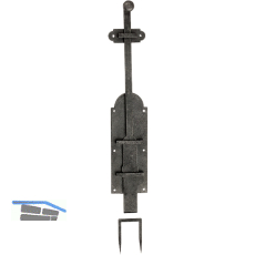 T�rriegel Klam, 450 mm, Eisen alt geb�rstet