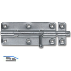 Grendelriegel Standard, 80 mm, verzinkt