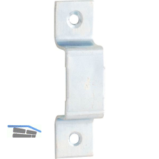 Schlaufe f�r Querriegel 100/120 mm gerade, H�he 19 mm, verzinkt
