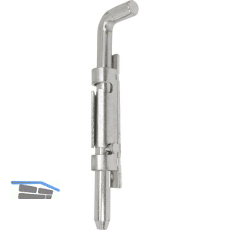 Bodenriegel, 300 mm, Stahl verzinkt