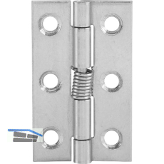 Federscharnier 50 x 30 x 1,2 mm, Edelstahl