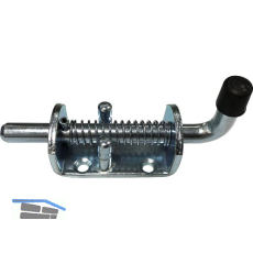 IBFM Federbolzen/Federriegel � 12 mm, Platte 75 x 40 mm, verzinkt