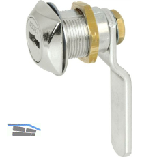 Blechmontagezylinder 19 mm verschiedensp. mit Messingschl�ssel,Messing verchromt