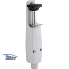 DENI T�rfeststeller 3834 Hub 30 mm, 40x190 mm, Zinkdruckguss wei�