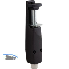 DENI T�rfeststeller 3834 Hub 30 mm, 40x190 mm, Zinkdruckguss dunkelbraun RAL8019