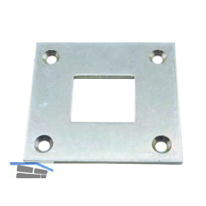 Bodenschlie�blech f�r Treibriegelstange 16 x 16 mm, verzinkt