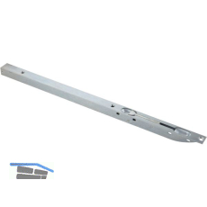 T�rkantriegel U-Geh�use mit Klapphebel 400 x 20 x 15,5 mm, Hub 16 mm, verzinkt