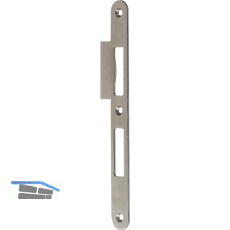 Lappenschlie�blech B9000 f�r BKS Hauptschl�sser, rechts, 62,5 x 235 mm,Edelstahl