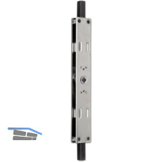 Tortreibriegel mit Totpunktstellung, rechts, Kasten 330 x 48 x 23 mm, verzinkt