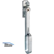 Schlaufenhebel f�r Tortreibriegel, 240 mm, leichte Version, verzinkt