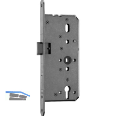 BMH Einstemmschloss 3000 PZW mit Zusatzverriegelung, rechts, DM 100, Edelstahl