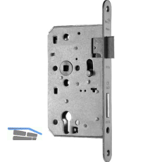 BMH Fluchtt�rhauptschloss 1022, 1-flg. Funktion B einw�rts,links,DM65,Edelstahl