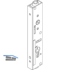 Einbauriegel sperrbar PZ ohne Riegel, DM 21 ,Stahl verzinkt