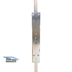 Stangenverschluss mit Anschwei�enden 13 x 8 mm, Hub 25,5 mm, Stahl verzinkt