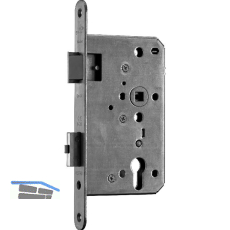 BMH Fluchtt�rschloss 1113 PZ, Funktion D/EN 179, Dornma� 65, Edelstahl rechts