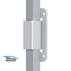 Stangenschlaufe zu Falttortreibriegel, Stange 13 X 8 mm, verzinkt