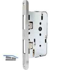 Fluchtt�rtreibriegel 2390 f�r 23er-Serie, links, DM 65, Winkelstulp, Edelstahl