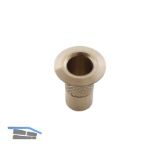 Bodenb�chse ohne Verschluss, 12 mm, Messing blank