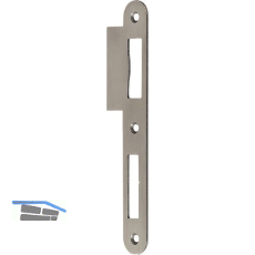 BKS Lappenschlie�blech B9000 f�r Hauptschl�sser, rechts, 41 x 180 mm, Edelstahl