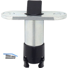 BKS Schnappriegel 1795 f. Funk. elekt. T�r�ffner,Stulp 54x24 rund,Stahl verzinkt