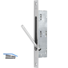 BKS Falztreibriegel 1899, DM 35, Stulp eckig 235 x 24 mm, Edelstahl