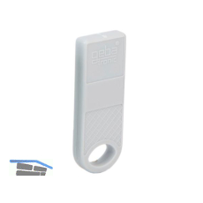 Transponder-Schl�ssel, 44 x 16 x 5 mm, Kunststoff grau