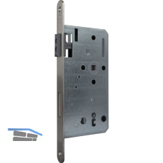 KFV Magnetfallenschloss 116 1/2, BB 72mm, Stulp rund, Edelstahl