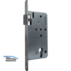 KFV Magnetfallenschloss 116 1/2, PZW 72mm, Stulp rund, Edelstahl