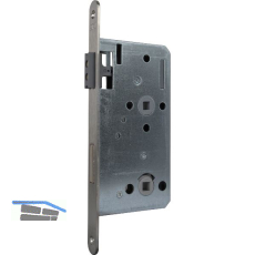 KFV Magnetfallenschloss 116 1/2, WC 78mm, Stulp rund, Edelstahl