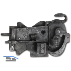 Rustikales Schlossset Wien, rechts, DM 120, Eisen verzinkt geschw�rzt