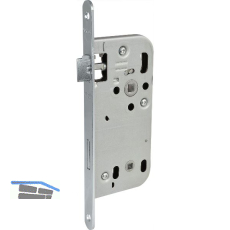 WG Einstemmschloss 340 RK, rechts, DM 50, Stahl verzinkt silberf�rbig