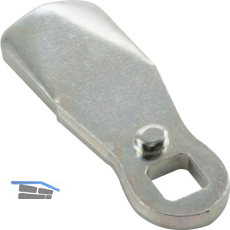 Sperrnase gerade f�r Blechmontagezylinder, 45 x 19 mm, Ma� H 18 mm, verzinkt